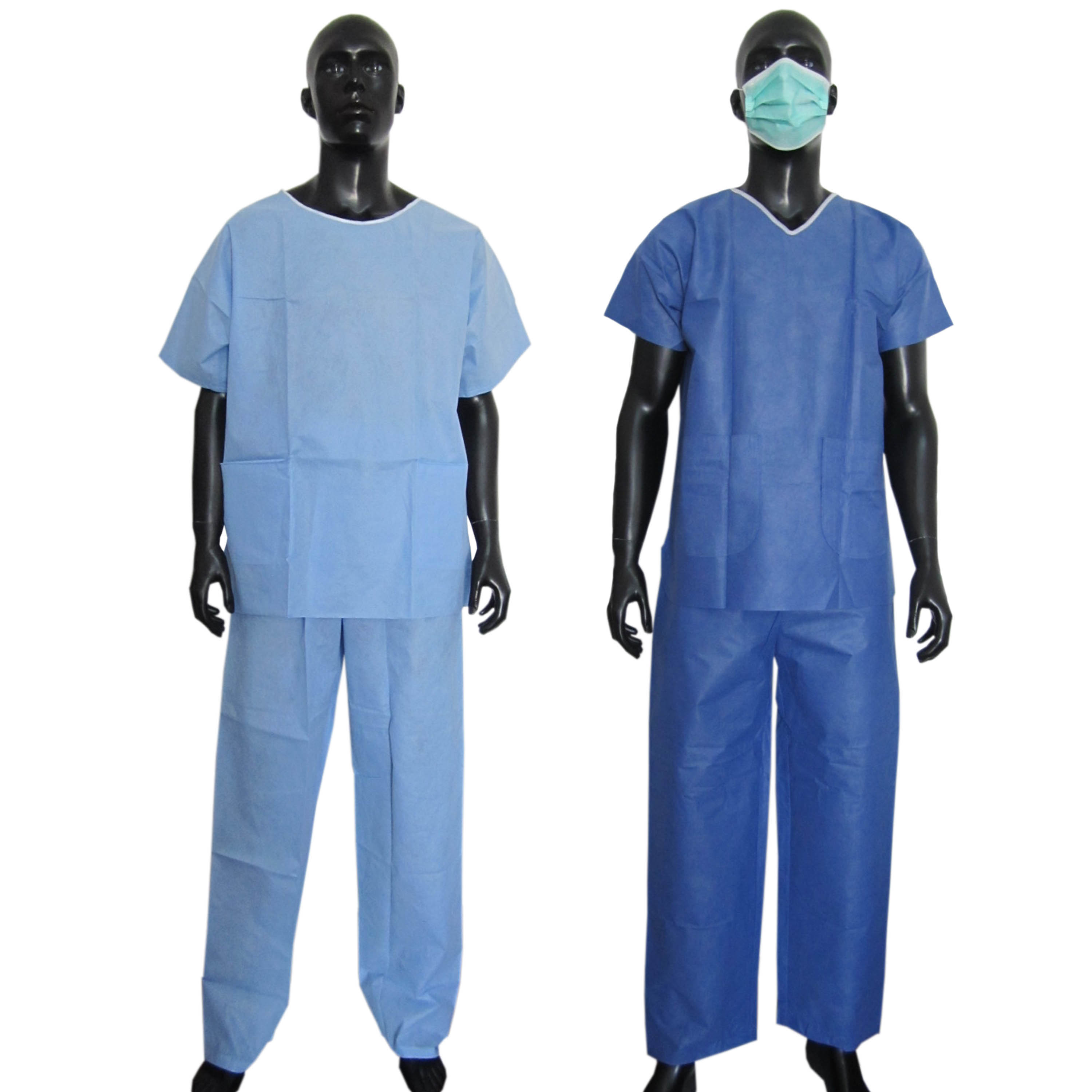 使い捨てスクラブスーツ再利用可能なスクラブスーツドクターナーススクラブスーツ病院の制服